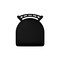 Holland Bar Stool Co 30" Swivel Bar Stool, Black Wrinkle, Black Vinyl Seat 81030BWBlkVinyl - alternate 2